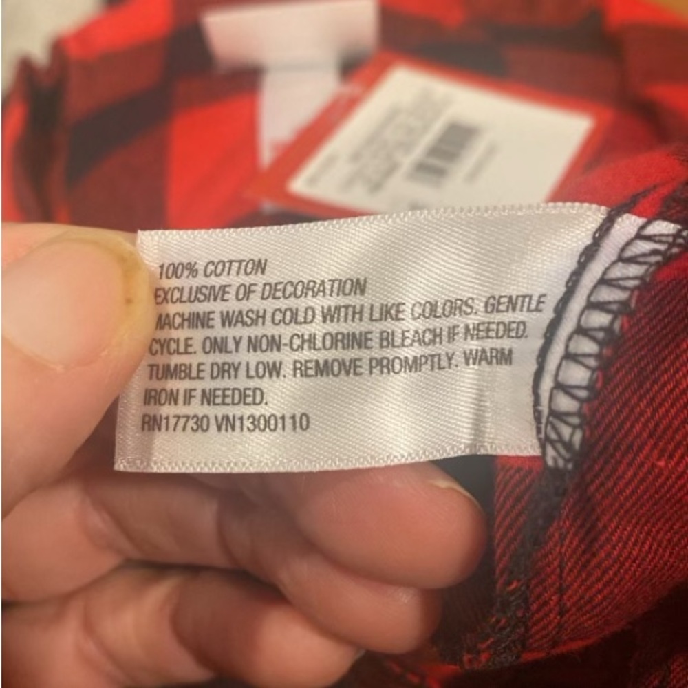 Wondershop Women’s 2 piece Buffalo check Flannel set available XXL NWT - Picture 6 of 8